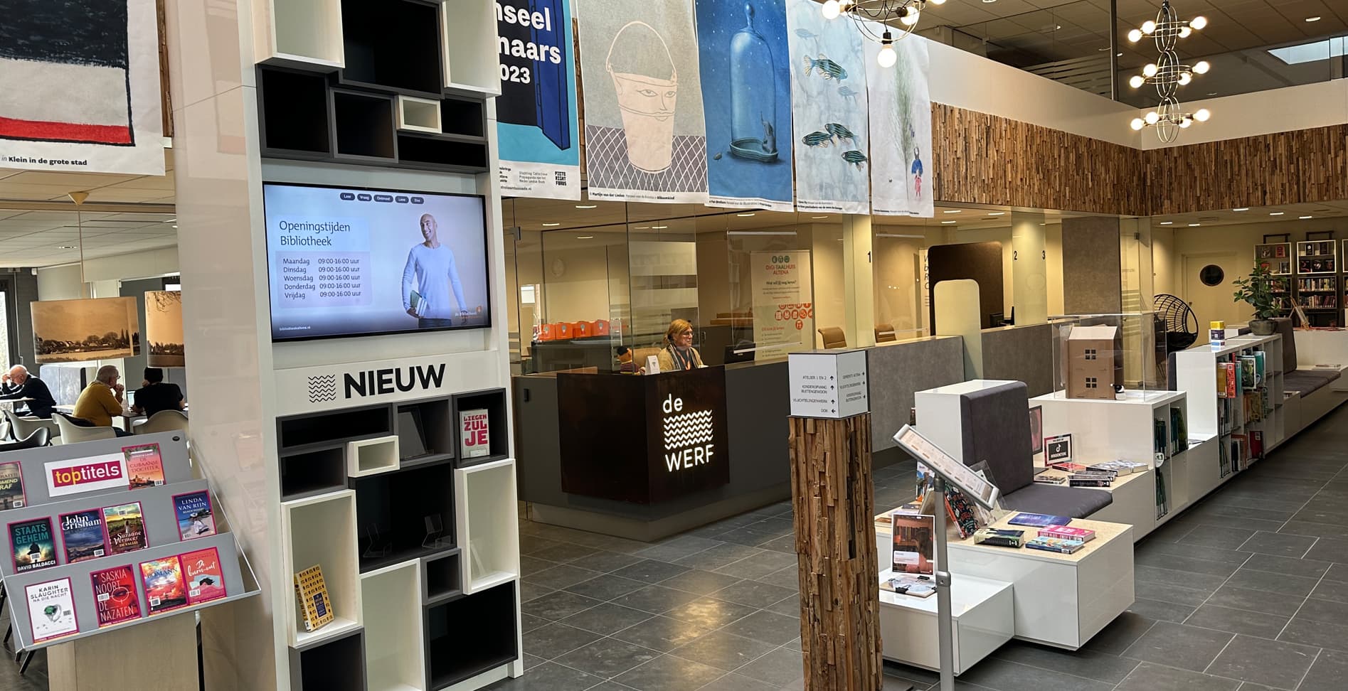 Narrowcasting beeldscherm