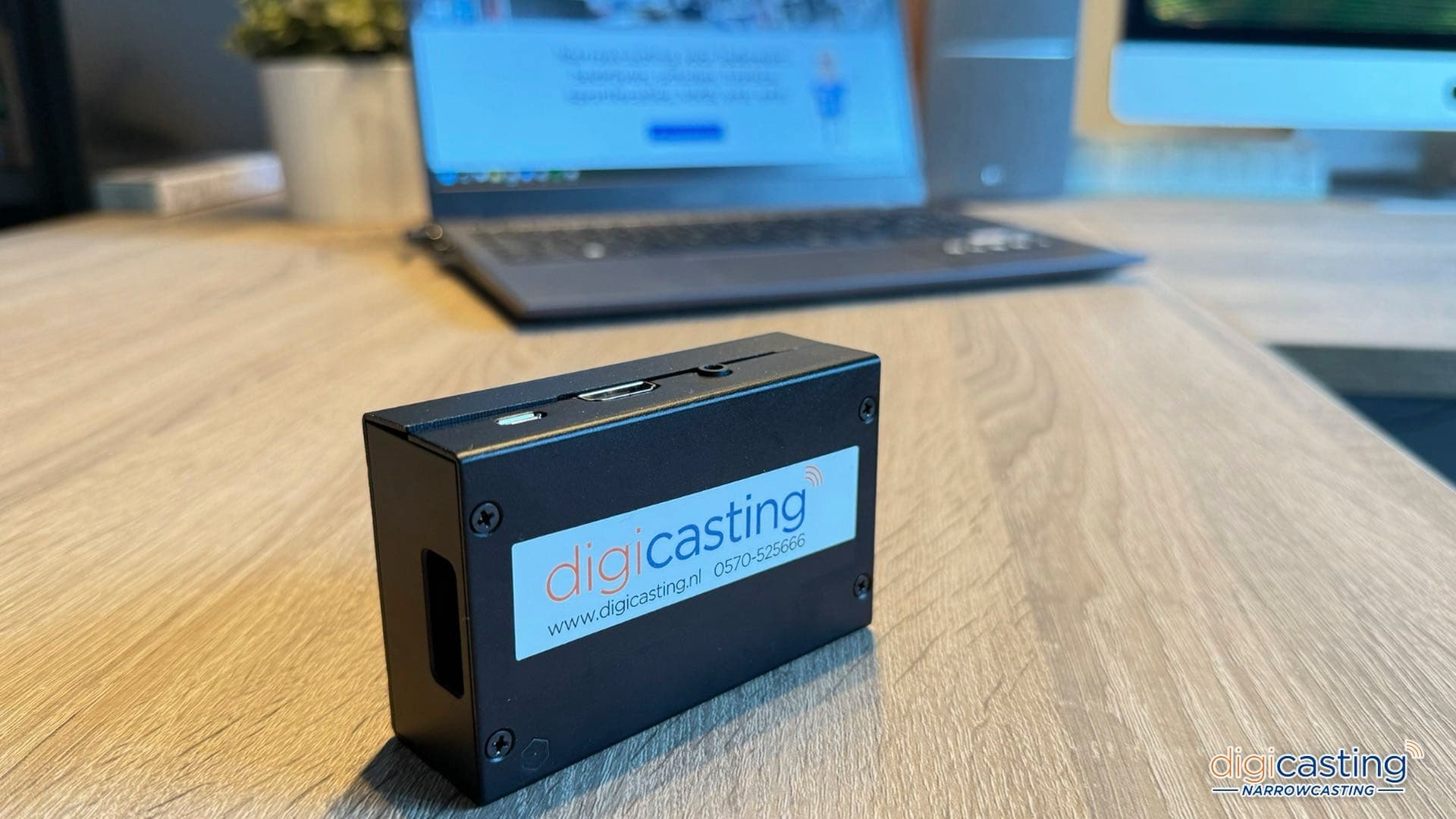 De compacte Digicasting narrowcastingplayer